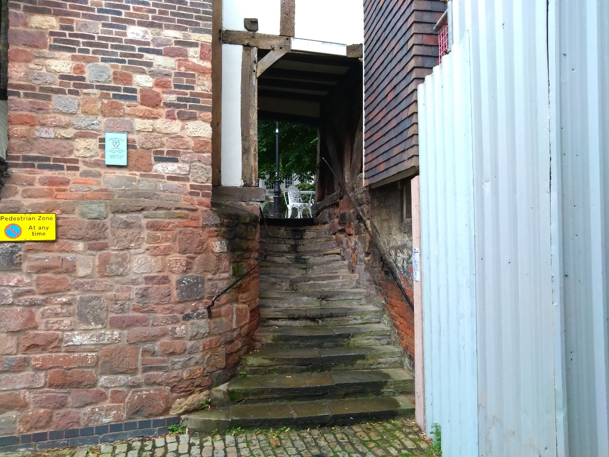 Shrewsbury - Medieval steps